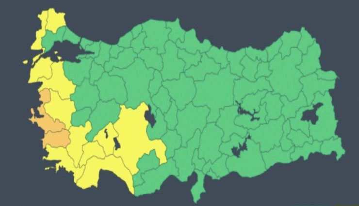 İzmir ve Aydın için tehlikeli yağış uyarısı: Alarmın rengi turuncu