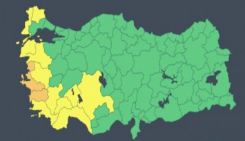 İzmir ve Aydın için tehlikeli yağış uyarısı: Alarmın rengi turuncu