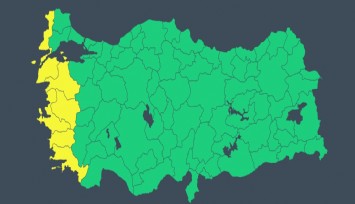 İzmir ve Ege için sarı kodlu fırtına uyarısı