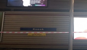 Konak Metro İstasyonu’nda bir kişi raylara atladı: Seferler gecikmeli olarak devam ediyor