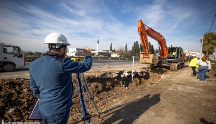 Menemen Türkelli’ye 25 milyonluk yağmur suyu hattı yatırımı
