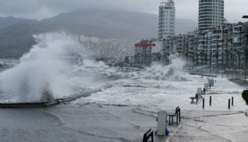 Meteoroloji'den İzmir için fırtına alarmı