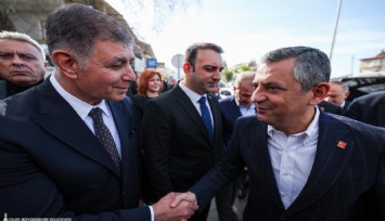 Özgür Özel ve Cemil Tugay 6 Şubat anması için Hatay’da