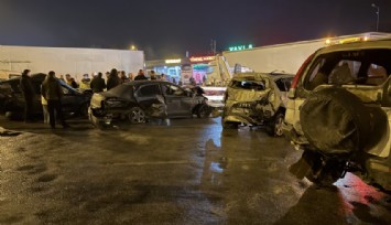 Sakarya’da zincirleme kaza: 16 araç karıştı, 13 kişi yaralandı