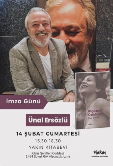 Ünal Ersözlü, yeni kitabı ''Böğürtlen Öpücüğü'' ile okurlarıyla buluşuyor