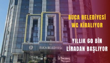 Buca Belediyesi WC kiralıyor: Yıllık 60 bin liradan başlıyor