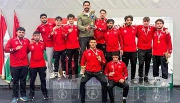 U20 Grekoromen Güreş Milli Takımı şampiyon oldu