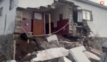 Ağrı’daki depremde köylerde bazı yapılarda hasar meydana geldi