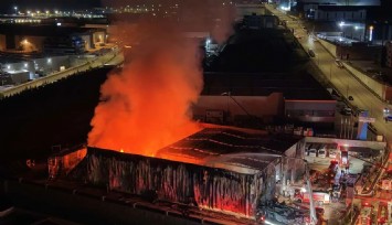 Ankara’da fabrika yangını