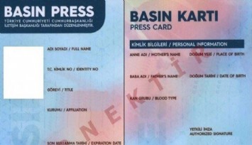 İçişleri’nden yeni düzenleme: Basın kartı kimlik yerine geçecek, ek belge istenmeyecek