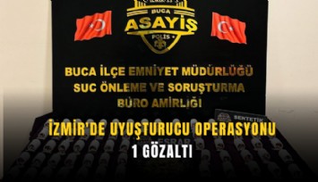 İzmir'de uyuşturucu operasyonu: 1 gözaltı