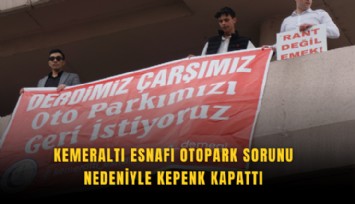 Kemeraltı esnafı otopark sorunu nedeniyle kepenk kapattı