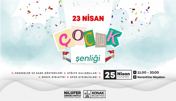 Konak’ta 23 Nisan coşkusu Karantina Meydanı’na taşınıyor