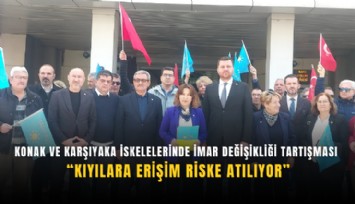 Konak ve Karşıyaka iskelelerinde imar değişikliği tartışması: Kıyılara erişim riske atılıyor