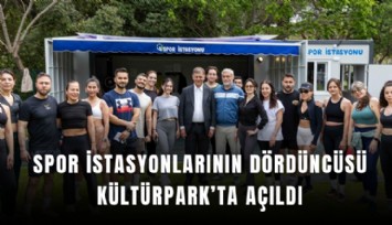 Spor istasyonlarının dördüncüsü Kültürpark’ta açıldı