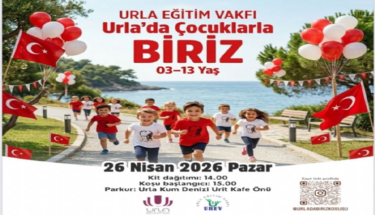Urla’da çocuklar eğitim için koşuyor: Biriz koşusu 26 Nisan’da!
