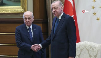 Cumhurbaşkanı Erdoğan ile MHP lideri Bahçeli görüşmesi sona erdi