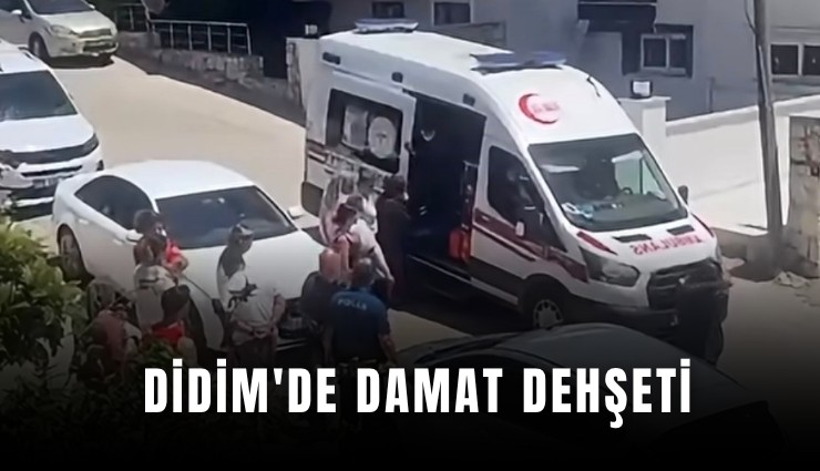 Didim'de damat dehşeti