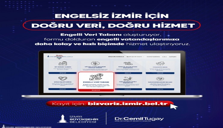 Engelsiz İzmir için Engelli Veri Tabanı