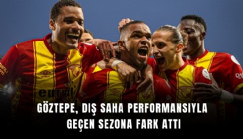 Göztepe, dış saha performansıyla geçen sezona fark attı