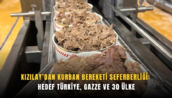 Kızılay’dan kurban bereketi seferberliği: Hedef Türkiye, Gazze ve 30 ülke
