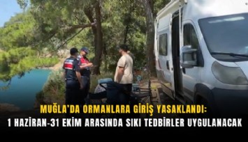 Muğla’da ormanlara giriş yasaklandı: 1 Haziran31 Ekim arasında sıkı tedbirler uygulanacak