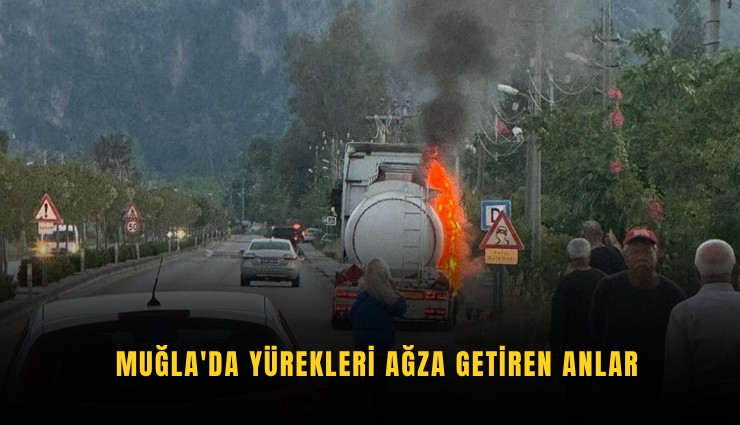 Muğla'da yürekleri ağza getiren anlar