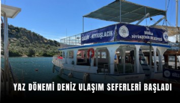 Yaz dönemi deniz ulaşım seferleri başladı