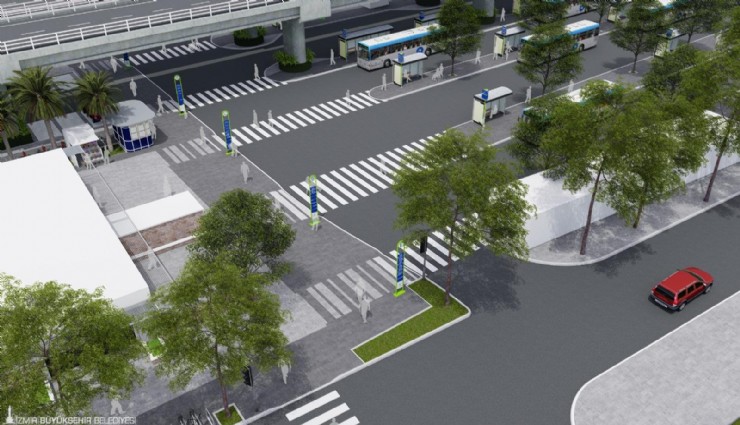Bornova Aktarma İstasyonu yeni yüzüne kavuşuyor