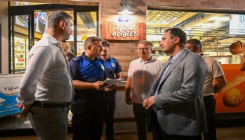Bornova’da gece mesaisi: Fırınlar sabaha kadar denetlendi