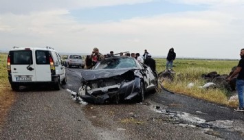 Diyarbakır’da 2 kişinin öldüğü kaza anı cep telefonu kamerasına yansıdı