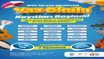 Efes Selçuk’ta yaz okulu heyecanı başladı