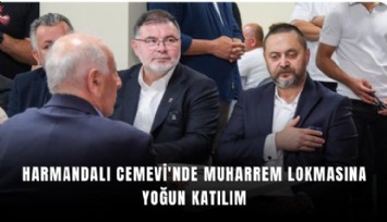 Harmandalı Cemevi'nde Muharrem lokmasına yoğun katılım