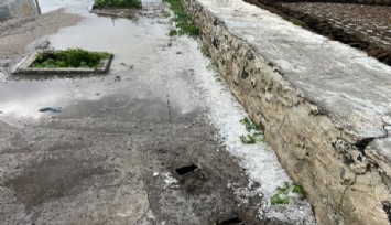 Kars’ta fındık büyüklüğünde dolu: Tarlalar ve araçlar zarar gördü