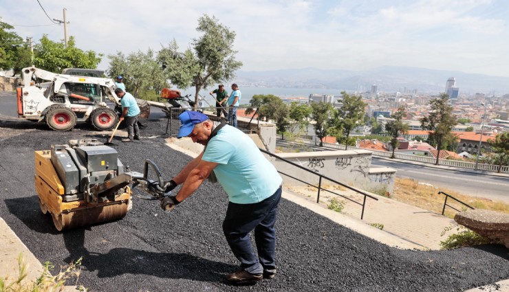 Konak’ta doğal gaz sonrası dönüşüm: 24 sokakta asfalt ve kaldırım seferberliği