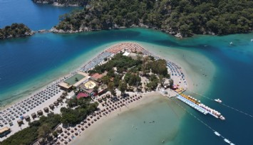 Ölüdeniz Bayram tatilinde 18 bin 870 ziyaretçi ağırladı