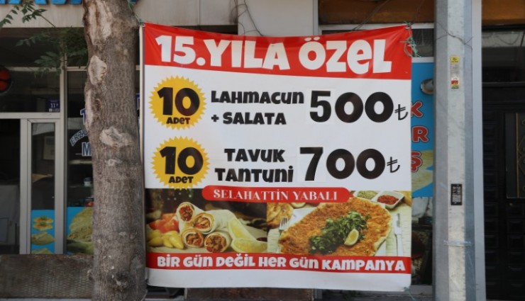 Sivas’ta 50 TL’lik lahmacun şikayet edildi: Denetimde uygunsuzluk bulunamadı