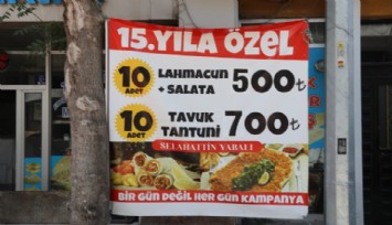 Sivas’ta 50 TL’lik lahmacun şikayet edildi: Denetimde uygunsuzluk bulunamadı