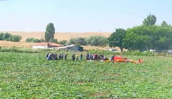 Ankara’da eğitim helikopteri düştü: 2 kişi yaralandı