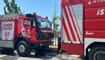 Arnavutköy’de fabrika yangını