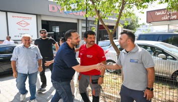Başkan Eşki, 3. Sanayi Sitesi’nde esnafla buluştu