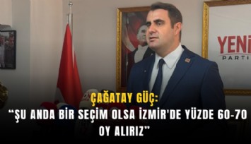 Çağatay Güç: 'İzmir'de yüzde 60-70 oy alırız'