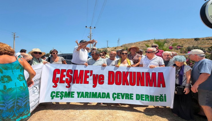 Çeşme’de Castello Fontana protestosu: ÇED toplantısı iptal