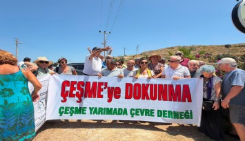 Çeşme’de Castello Fontana protestosu: ÇED toplantısı iptal