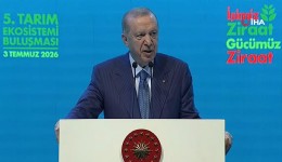 Cumhurbaşkanı Erdoğan: ''42 ilimizde organize tarım bölgesini faaliyete geçiriyoruz''