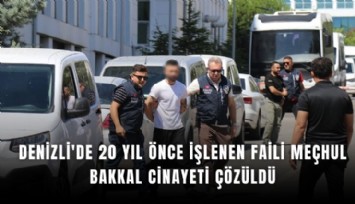 Denizli'de faili meçhul cinayet 20 yıl sonra çözüldü