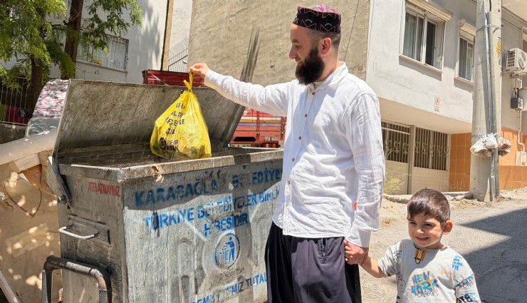 Eşi yanlışlıkla çöpe attı, 400 bin lira konteynerden çıktı