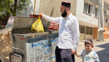 Eşi yanlışlıkla çöpe attı, 400 bin lira konteynerden çıktı