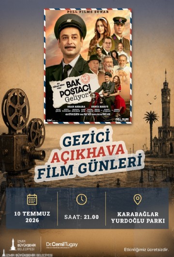 Gezici Açıkhava Film Günleri Karabağlar'da başlıyor