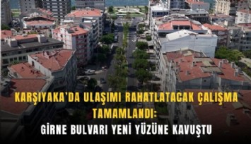İzmir’de Girne Bulvarı yenilendi